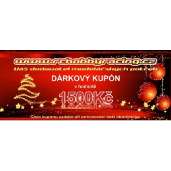 Vánoční dárkový kupón 1500Kč